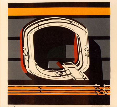 &lt;i&gt;Q&lt;/i&gt;, 1987&lt;br /&gt;Acrylic on paper &nbsp;&nbsp; 10 3/4 x 10 3/4 inches (27.3 x 27.3 cm) &nbsp;&nbsp; Titled lower left, signed and dated lower right