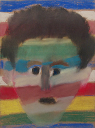 &lt;i&gt;Man's Head (Self Portrait)&lt;/i&gt;, 1961&lt;br /&gt; Pastel on paper &nbsp;&nbsp;12 x 9 inches (30.5 x 22.9 cm)
